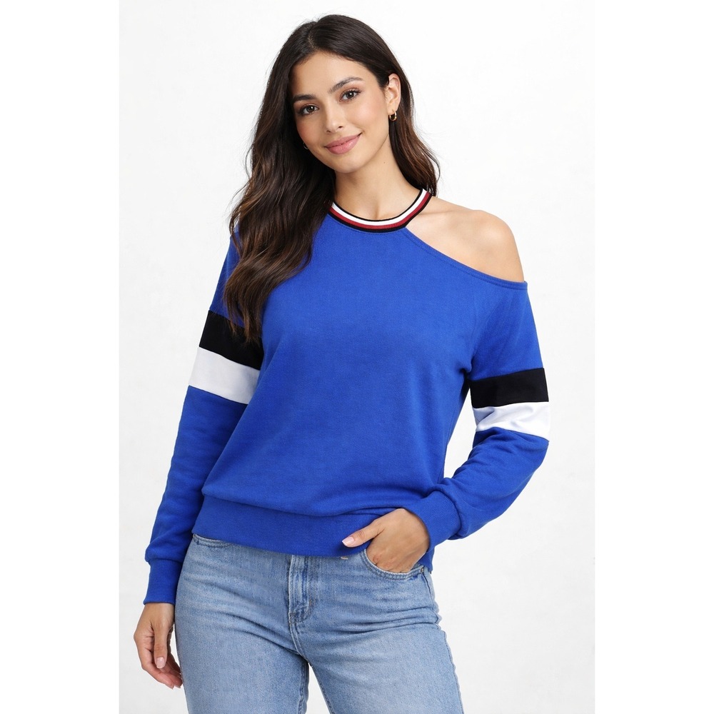 Tommy Hilfiger One Shoulder Sweatshirt XXL‎ NWT